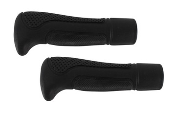 CHWYTY ROWEROWE KIEROWNICY GRIPY CZARNE 138mm
