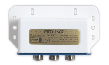 Przełącznik DiSEqC 2/1 Amiko Premium D-201 2 x SAT