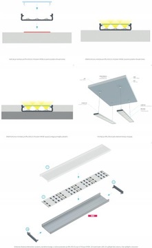 Profil aluminiowy LUMINES typ SOLIS anodowany 2m