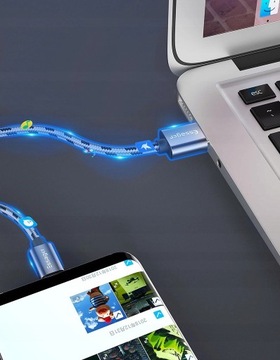 ESSAGER 2.4 A MICRO USB QC 3.0 USB-кабель 1 м СЕРЫЙ