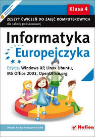 Informatyka europejczyka kl 4 zeszyt ćw Windows XP