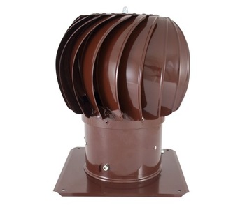 Козырек пожарный, колпак для дымохода TRN 150 коричневый