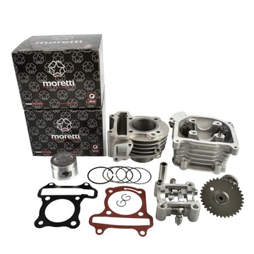 CYLINDER GŁOWICA 80 MORETTI GY6 SKUTER 4T 139QMB