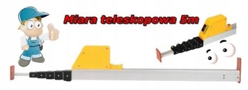 ТЕЛЕСКОПИЧЕСКОЕ ИЗМЕРЕНИЕ 5м Телескопическая рулетка ОПТОМ