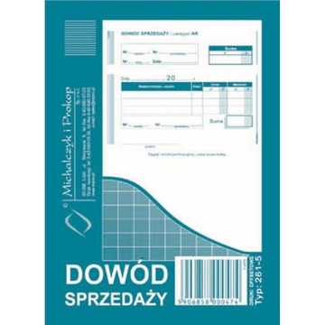 Dowód sprzedaży Michalczyk i Prokop 261-5