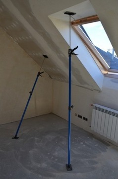 PODNOŚNIK 2szt TELESKOPOWY Sufitowy PŁYT G/K 290cm