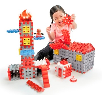 LITTLE TIKES Klocki Waffle Blocks STRAŻ POŻARNA