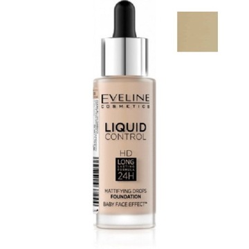 EVELINE Liquid Control HD podkład 010 Light Beige