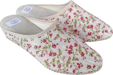 KLAPKI EKOLOGICZNE 100 % LEN PANTOFLE DAMSKIE 40