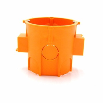 Коробка скрытого монтажа глубиной Ø60, крепится винтами, оранжевый PK60 lux