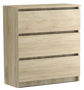 Komoda RICO 3S SONOMA 80cm 3 szuflady PRODUCENT