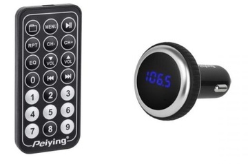 Transmiter FM Peiying Bluetooth zestaw głośnomówią