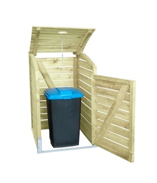 Корпус деревянного мусорного бака 78Х122Х90 - последняя деталь