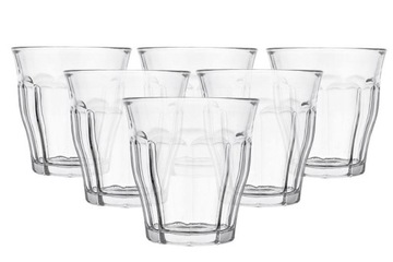 KOMPLET 6 SZKLANEK PRZEZROCZYSTYCH 130ML DURALEX