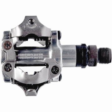 Серебряные педали Shimano SPD PD-M520 + шипы BOX PL