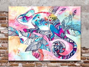 КАРТИНА на холсте АБСТРАКТ 87232360 120х80 УЗОРЫ