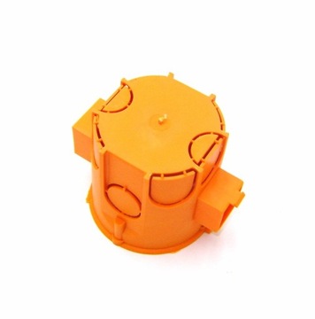 Коробка скрытого монтажа глубиной Ø60, крепится винтами, оранжевый PK60 lux