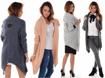 WŁOSKI Sweter KARDIGAN NARZUTKA blezer KOLORY