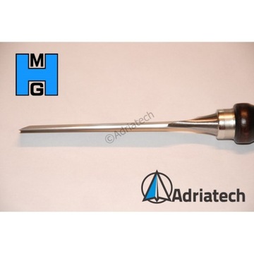 Стамеска столярная прямая рожковая 40мм, немецкая MHG