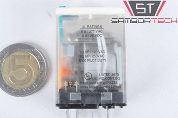 Реле TELEMECANIQUE RXM4AB1FD 110В постоянного тока 4П 6А