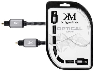 KABEL OPTYCZNY TOSLINK KRUGER&MATZ KM0319 - 1m