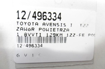 AVENSIS T22 VENTIL PODTLAKU 1,8VVTI 25860-0D030