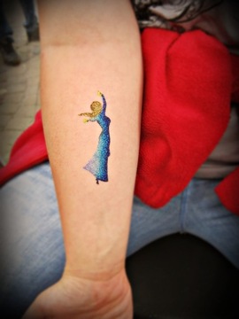 Блестящая татуировка 3 КЛЕЯ, 24 БЛЕСКА, 50 ШАБЛОНОВ