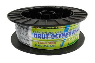 ОЦИНКОВАННАЯ ПРОВОЛОКА 500м ОЦИНКОВАННАЯ ПРОВОЛОКА ДЛЯ ЗАБОРА 1,6мм ДЛЯ ДИНАМИКА НА КАТУШКЕ