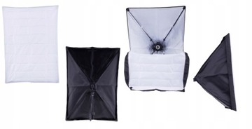 2x СОФТБОКС 425ВТ + ФОН 160см ЗЕЛЕНЫЙ на штативах