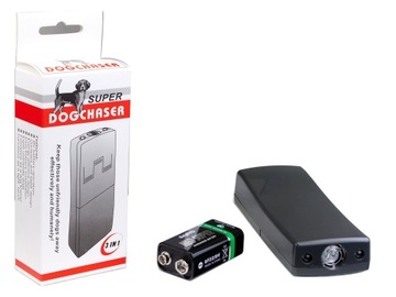 ODSTRASZACZ PSOW LATARKA DOGCHASER 2 PSY + BATERIA
