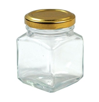 Słoiki 120ml z nakrętkami, paczka 15szt - wzór A13