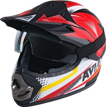 ДЕТСКИЙ КРЕСТОВЫЙ ШЛЕМ ЭНДУРО МОНСТР ОЧКИ BLENDA