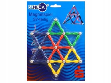 МАГНИТНЫЕ БЛОКИ 37 EL + ДЕРЕВЯННАЯ БАШНЯ ИГРА