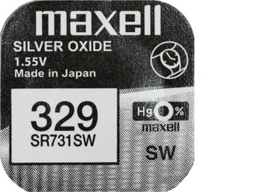 1x BATERIA SREBROWA MAXELL SR 731 SW 329 V525 V329