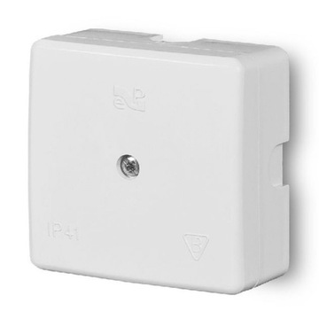 PUSZKA NATYNKOWA IP41 60×60×30mm BIAŁA 0236-00