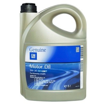 OPEL GM 5W-30 5L DEXOS 2 +GRATIS!