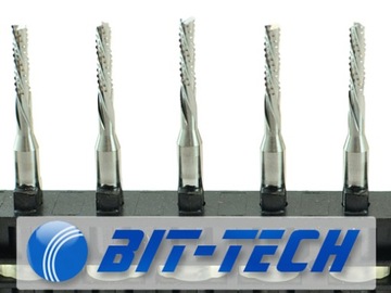 Левая спирально-твердосплавная фреза диаметром 2 мм