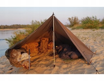 Брезент Bushmen ThermoTarp 3х3м, лист выживания