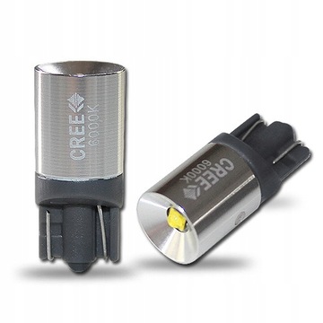 СВЕТОДИОДНАЯ ЛАМПОЧКА ПЕРЕДНИХ ФАР W5W CREE LED CANBUS