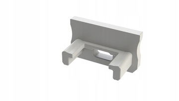 Zaślepka boczna Biała Basic do profili zewnętrznych typ A - bez otworu