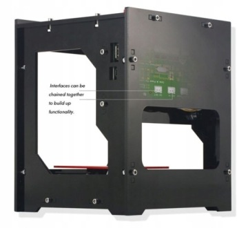 Лазерный гравировальный станок, лазерный плоттер мощностью 1500 мВт.