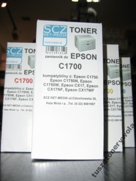 Toner magenta do Epson S050612 C-1700 C1750 CX-17