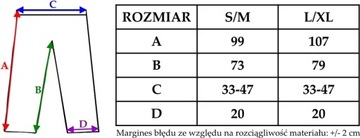 DRES Z KAPTUREM NIEBIESKI OSIOŁEK KŁAPOUCHY S/M