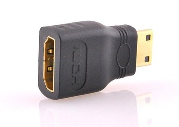 Przejściówka HDMI gniazdo na MINI HDMI wtyk