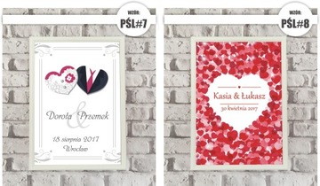 СВАДЕБНЫЕ СУВЕНИРЫ ПОДАРОК ​​Свадебный постер А3 + рамка!