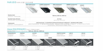 Заглушка белая для встраиваемых алюминиевых профилей LUMINES, тип Z, боковая