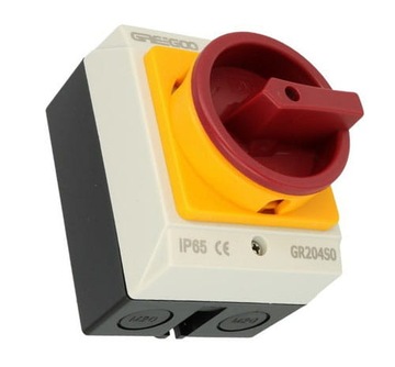Łącznik krzywkowy GR204S0 20A (OFF-ON) w obudowie