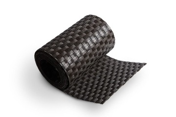 Taśma ogrodzeniowa technorattan 19x255 c.brąz RD02