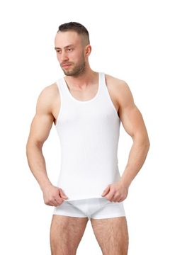 Мужская майка в полоску HT серая XXL