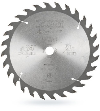 Пильное полотно DeWalt DT4031 МДФ по дереву 184x16мм 28z